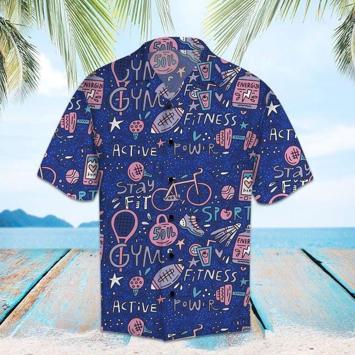 Felacia [Hawaii Shirt] Amazing Gym Girl Hawaiian Aloha Shirts-ZX1517